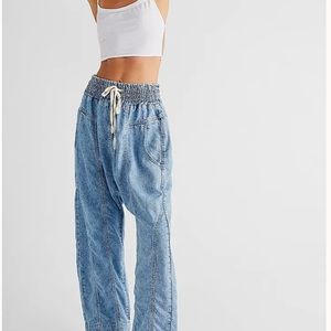 Brand New Denim Harem Drawstring Jeans/Pants